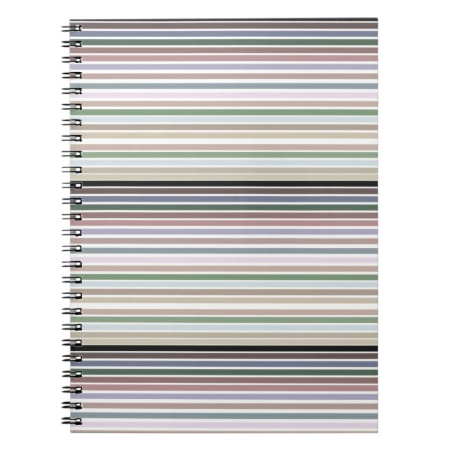 Modern Rand Anteckningsbok Med Spiral (Framsidan)