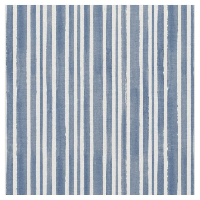 Modern rand Blue och White Cute färg Tyg (Närbild)