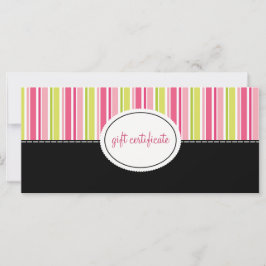 Modern Rand Boutique Stil Gift-certifikat