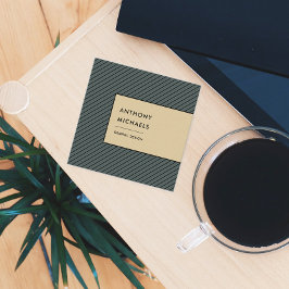 Modern Rand Fyrkantigt Visitkort