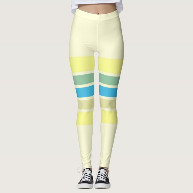 modern rand-konst leggings (Framsida)