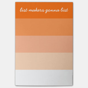 Modern Rand List Makers Post-it Block