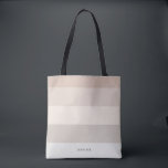 Modern Rand med Monogram Pastel Tygkasse<br><div class="desc">Färgt trendig strimlat mönster - med harmoniskt färg i pastellform färg inklusive ,  taupe och beige. Anpassa med ditt namn eller monogram. Om du behöver det i olika färg,  klicka på kontaktknappen under produktbeskrivningen,  så hjälper jag lycklig.</div>