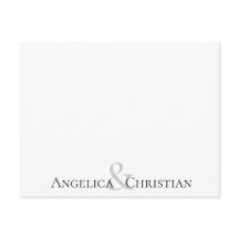 Modern Rand Par Personlig Stationery