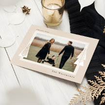 Modern Rand Ram Evergreen Julgran Photo