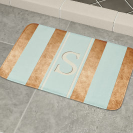 Modern Rand Robin Egg Blue Copper Bath Mat Badrumsmatta