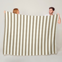 Modern rand, vit grått chic mönster för honom fleecefilt