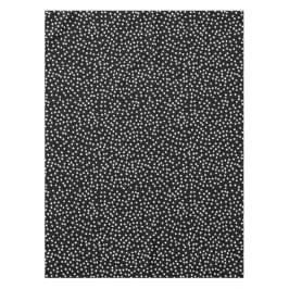 Modern Random Polka Dot Mönster Black and White