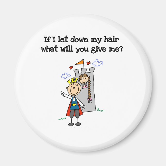 Modern Rapunzel Magnet (Framsidan)