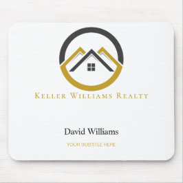 Modern Real Estate white and gold custom logo  Musmatta