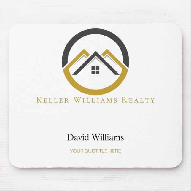 Modern Real Estate white and gold custom logo  Musmatta (Framsidan)