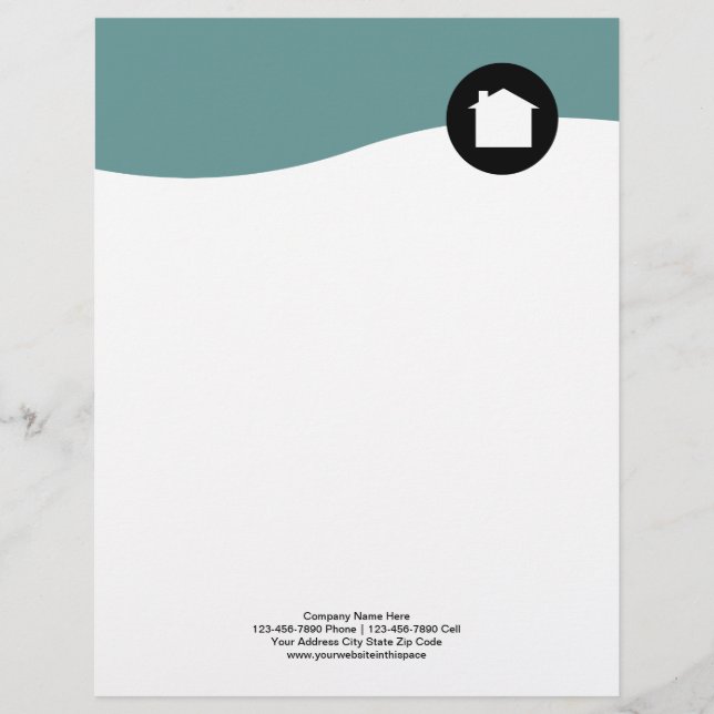 Modern Real Gods Letterhead Stationary Brevhuvud (Framsida)