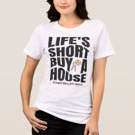 Modern Real Gods Life Kort - köp ett hus T Shirt