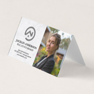 Modern Real Gods Logotyp Affärsvurna Visitkort