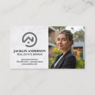 Modern Real Gods Logotyp Affärsvurna Visitkort