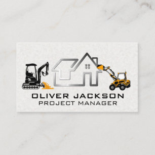 Modern Real Gods Logotyp Construction Fordon Visitkort
