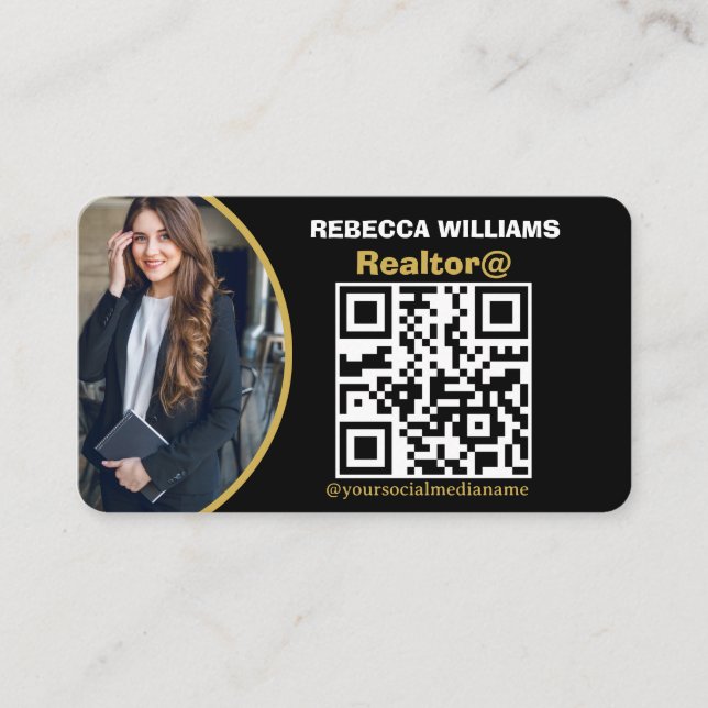 Modern Real Gods Monogram 2025 Visitkort (Framsida)