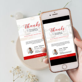 Modern Real Gods Open House - tackkort Inbjudningar