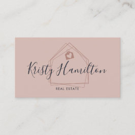 Modern Real Gods Professionell Realtor Lägg till b Visitkort