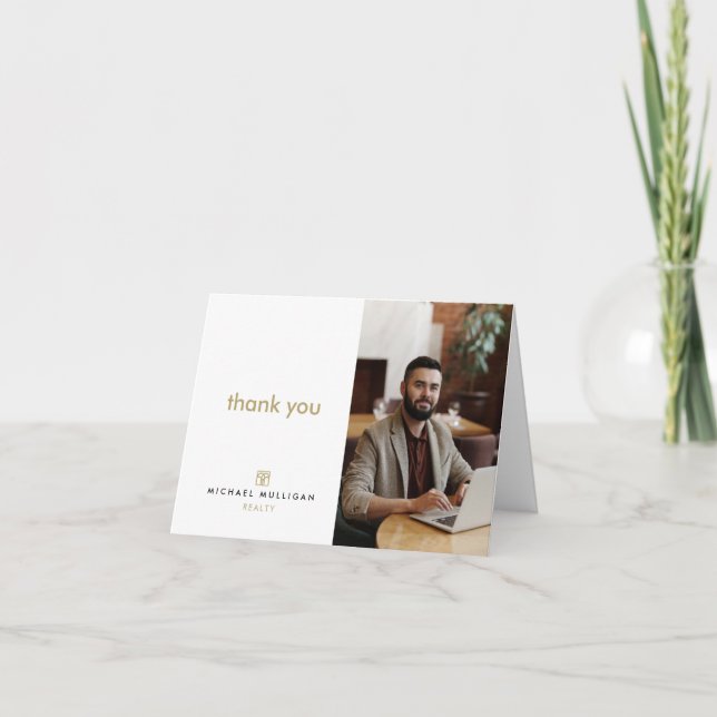 Modern Real Gods - tackkort - Monogram (Framsida)