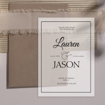 Modern Real Vellum Overlay Namn Calligraphy Black