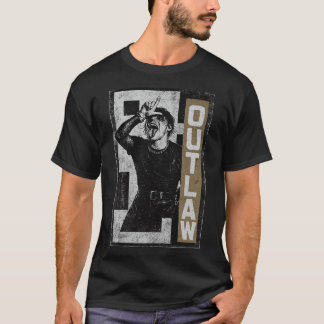 Modern Rebel Outlaw Music Art T Shirt