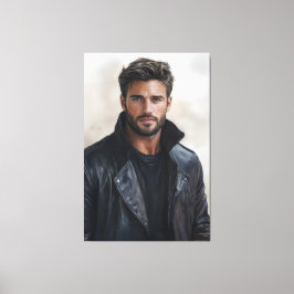 Modern Rebel Stil Art Canvastryck