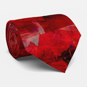 Modern Red Abstrakt Painting Art Slips