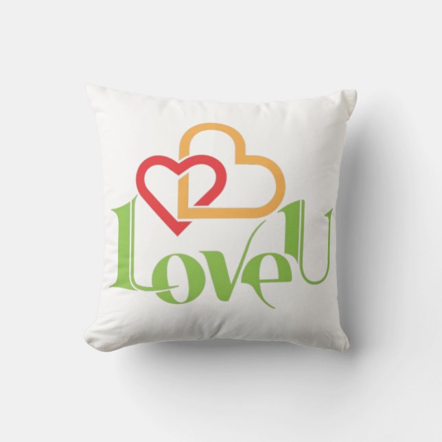 Modern Red and Blue Tartan Plaid Throw Pillow  Kudde (Framsida)