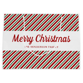 Modern Red and Grönt Mönster God jul