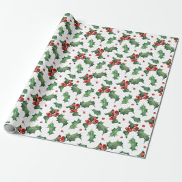 Modern Red Berry jul Presentpapper