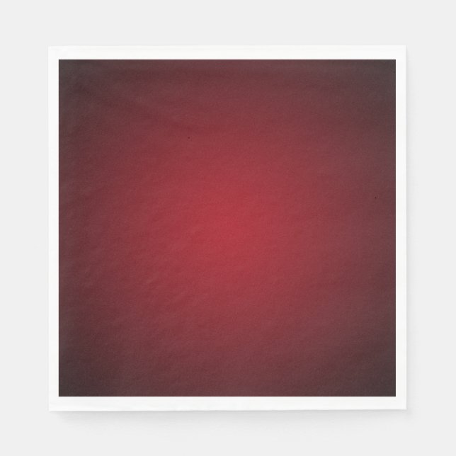 Modern Red-Black Grainy Vignette Pappersservett (Framsidan)