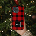 Modern Red Buffalo Play | Personlig initial<br><div class="desc">Öka stil med vår moderna Red Buffalo Play-produkt,  som bara finns på Zazzle! Oavsett om du tittar att lägga till en tuff charm till din gardin eller söka efter perfektens personlig-gåva är den här produkten designad bara för dig.</div>