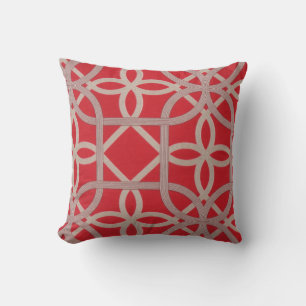 Modern Red Design Dekorativ kudde