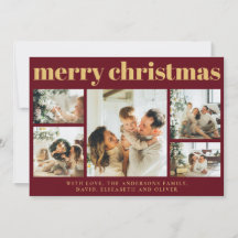 Modern Red | Family Photo Collage-jul