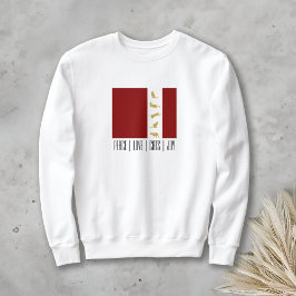 Modern Red Guld Cat-jul T Shirt