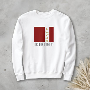 Modern Red Guld Cat-jul T Shirt