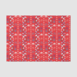 Modern Red Helgdag snowflake mönster