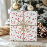 Modern Red Joy Jul Helgdag Mönster Presentpapper<br><div class="desc">Den här festsäsongen, sprid Modern Red Joy med Jul Mönster Wrapping Pappert! Denna pulserande röda papper är en unik vändning på Joys klassiska Julhälsningar. Med bedövande typografi som kommer att framträda på alla förekomster är det perfekten att få dina gåvor att se speciella ut i extra i år. Dessutom kan...</div>