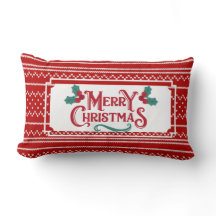 Modern Red Knitting Seamless Mönster jul