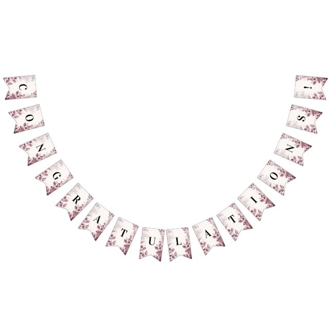 Modern Red Löv Bunting Flagga (Alla)