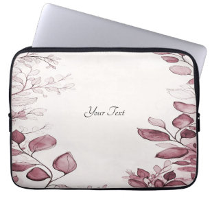 Modern Red Löv Laptop sleeve