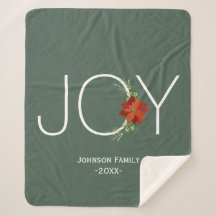 Modern Red poinsettia Helgdag Joy Jul