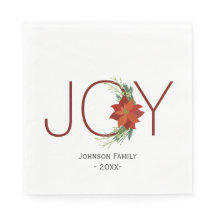 Modern Red poinsettia Helgdag Joy Jul