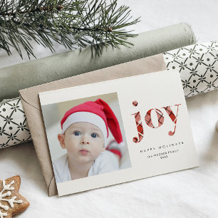 Modern Red Pput Joy Jul Helgdag Photo