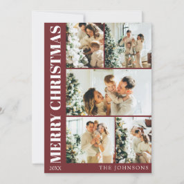 Modern Red Snyggt-Helgdag - julkort