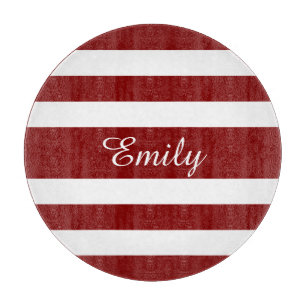 Modern Red Stripe Mönster Namn