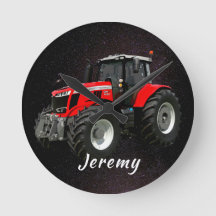 Modern Red Tractor 