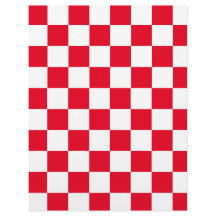 Modern Red White Kroatiska Checkers Scrapbook Papp