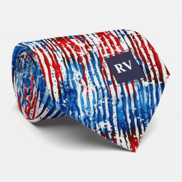 Modern Red White och Blue Rand Slips